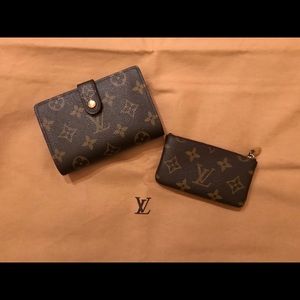 Louis Vuitton wallet and coin purse